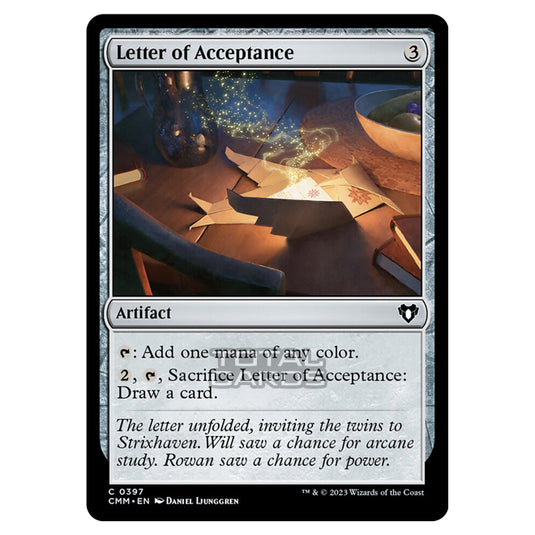 Magic The Gathering - Commander Masters - Letter of Acceptance - 0397