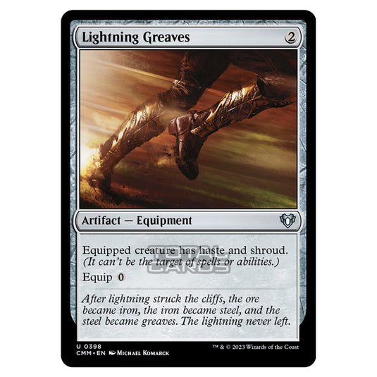 Magic The Gathering - Commander Masters - Lightning Greaves - 0398 Magic The Gathering - Commander Masters - Lightning Greaves - 0398