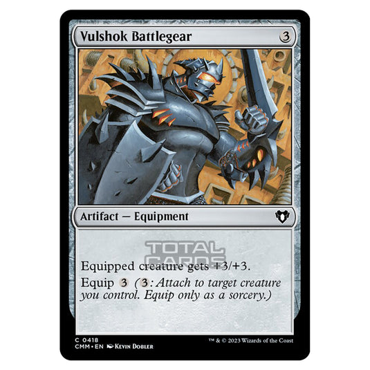 Magic The Gathering - Commander Masters - Vulshok Battlegear - 0418