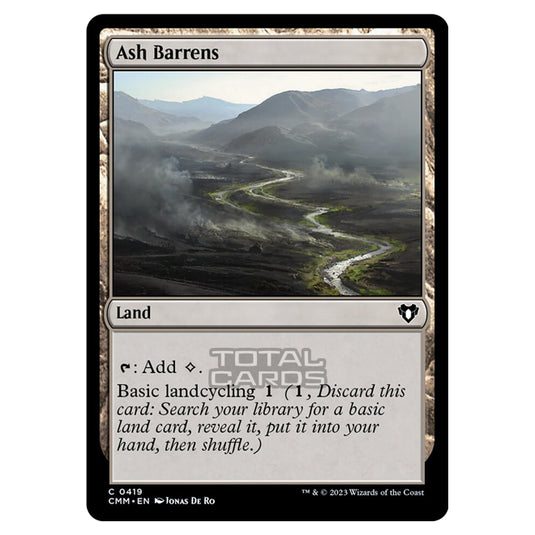 Magic The Gathering - Commander Masters - Ash Barrens - 0419