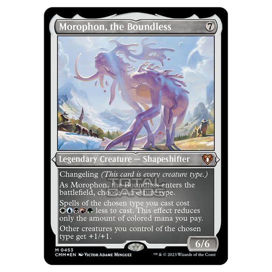 Magic The Gathering - Commander Masters - Morophon, the Boundless (Etched Foil) - 0453