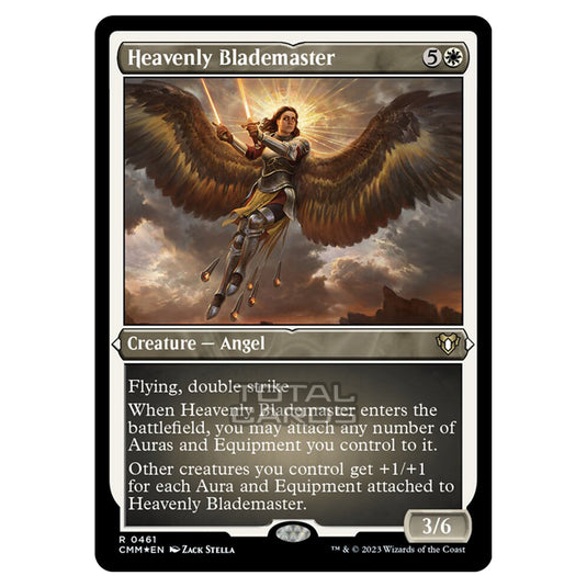 Magic The Gathering - Commander Masters - Heavenly Blademaster (Etched Foil) - 0461