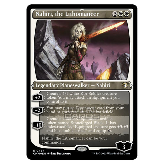 Magic The Gathering - Commander Masters - Nahiri, the Lithomancer (Etched Foil) - 0467