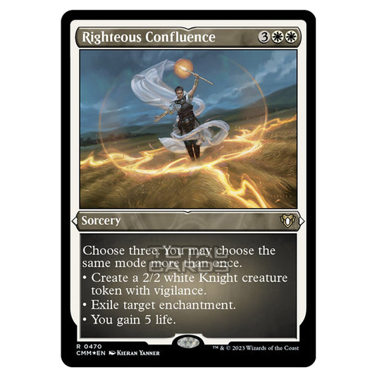 Magic The Gathering - Commander Masters - Righteous Confluence (Etched Foil) - 0470