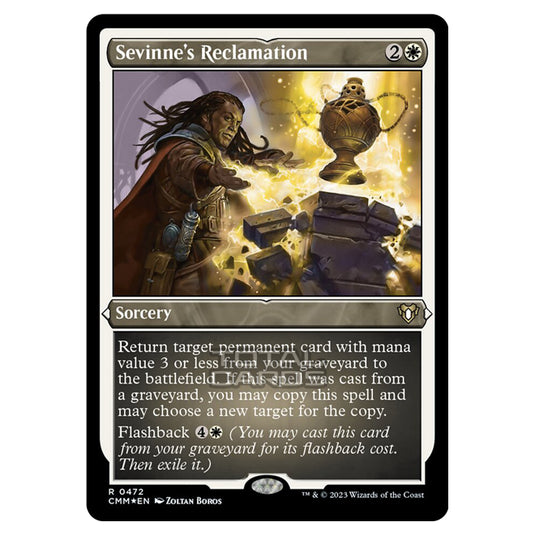 Magic The Gathering - Commander Masters - Sevinne's Reclamation (Etched Foil) - 0472