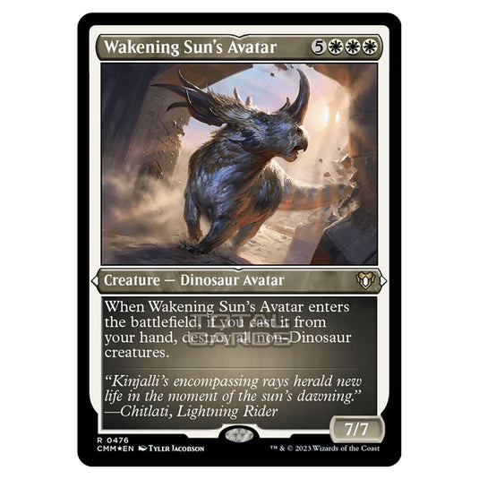 Magic The Gathering - Commander Masters - Wakening Sun's Avatar (Etched Foil) - 0476