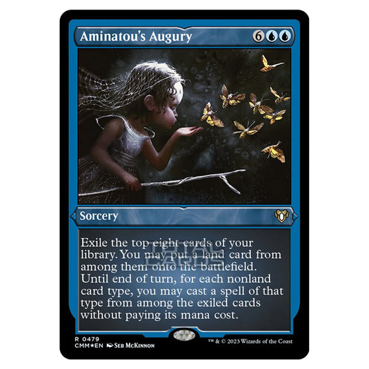 Magic The Gathering - Commander Masters - Aminatou's Augury (Etched Foil) - 0479