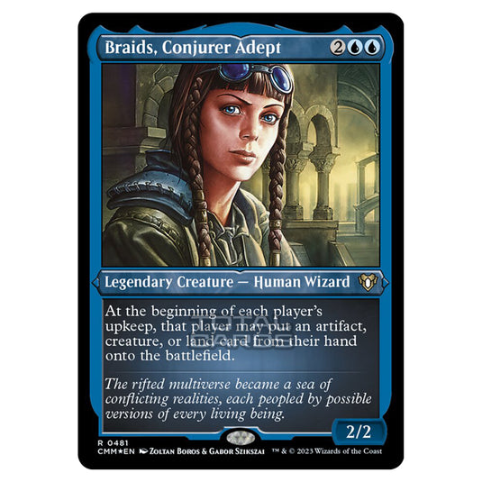 Magic The Gathering - Commander Masters - Braids, Conjurer Adept (Etched Foil) - 0481