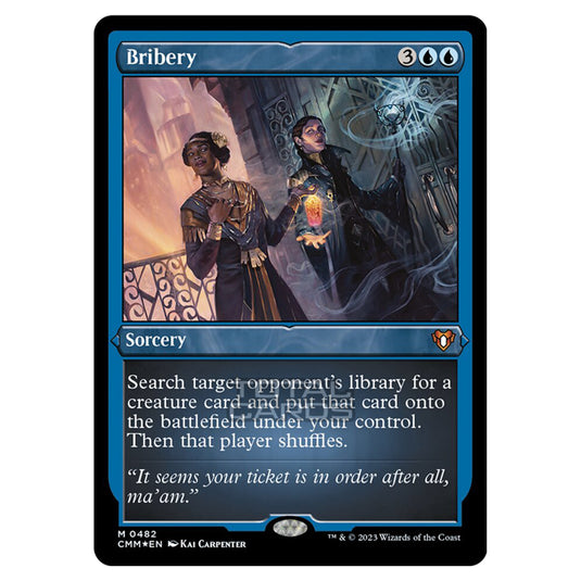 Magic The Gathering - Commander Masters - Bribery (Etched Foil) - 0482
