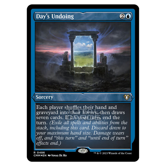 Magic The Gathering - Commander Masters - Day's Undoing (Etched Foil) - 0486