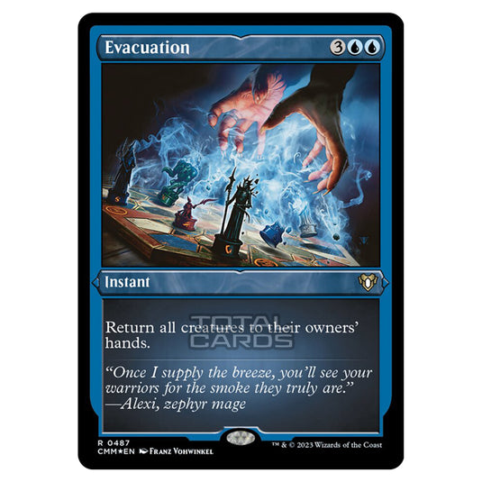 Magic The Gathering - Commander Masters - Evacuation (Etched Foil) - 0487