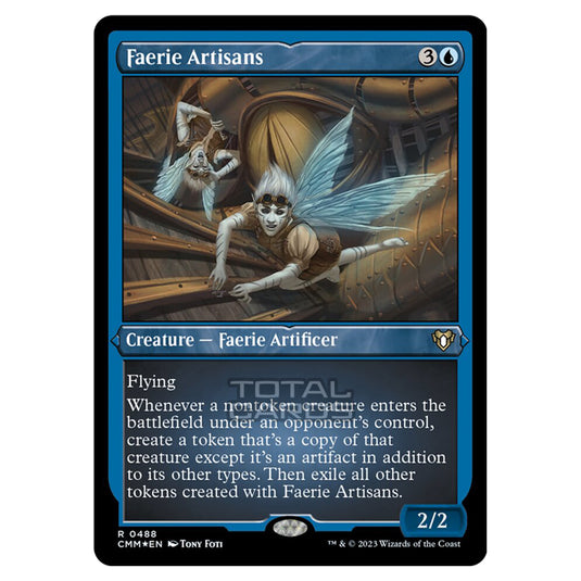 Magic The Gathering - Commander Masters - Faerie Artisans (Etched Foil) - 0488