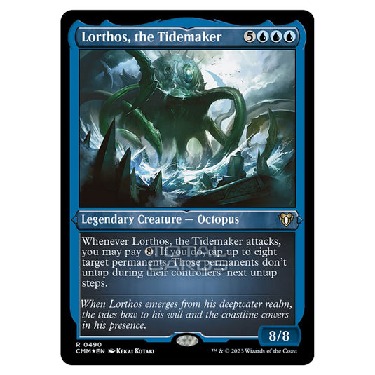 Magic The Gathering - Commander Masters - Lorthos, the Tidemaker (Etched Foil) - 0490