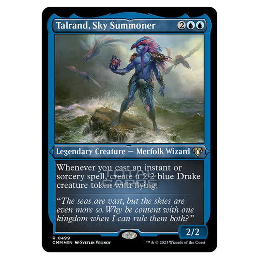 Magic The Gathering - Commander Masters - Talrand, Sky Summoner (Etched Foil) - 0499