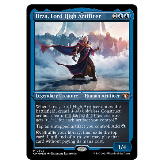 Magic The Gathering - Commander Masters - Urza, Lord High Artificer (Etched Foil) - 0502