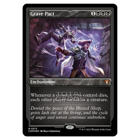 Magic The Gathering - Commander Masters - Grave Pact (Etched Foil) - 0513