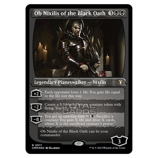 Magic The Gathering - Commander Masters - Ob Nixilis of the Black Oath (Etched Foil) - 0517