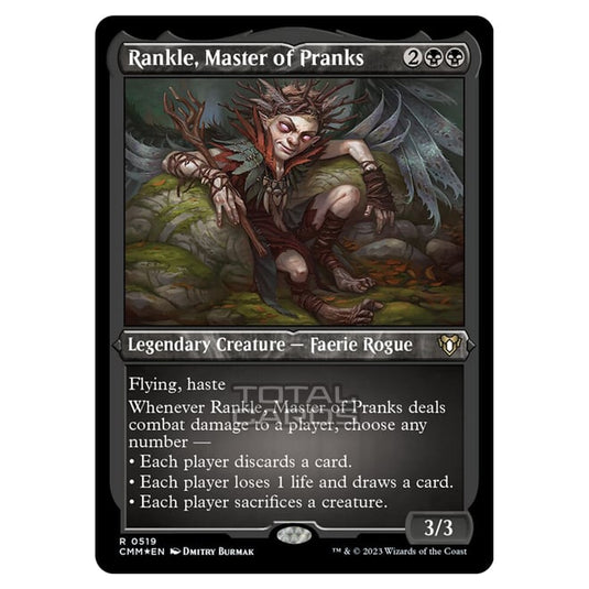 Magic The Gathering - Commander Masters - Rankle, Master of Pranks (Etched Foil) - 0519