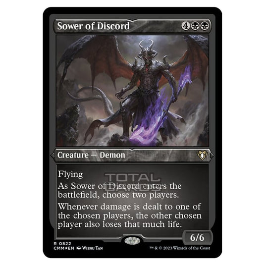 Magic The Gathering - Commander Masters - Sower of Discord (Etched Foil) - 0522