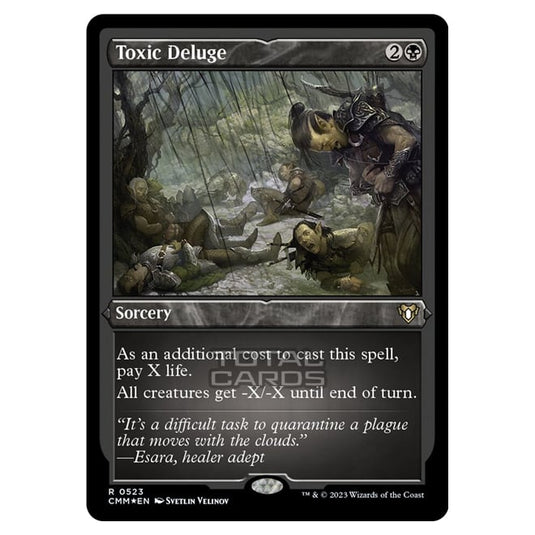 Magic The Gathering - Commander Masters - Toxic Deluge (Etched Foil) - 0523