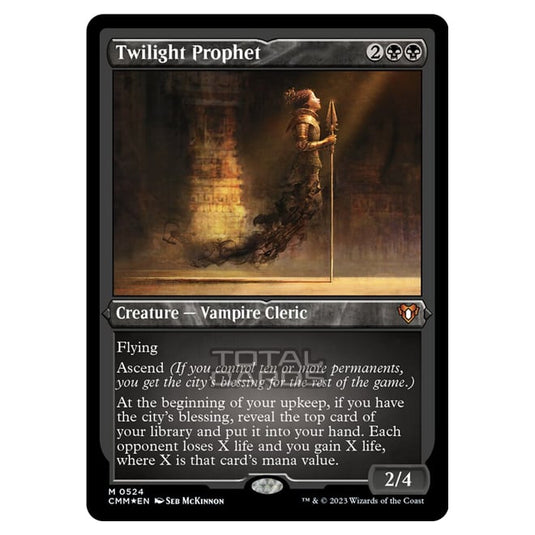 Magic The Gathering - Commander Masters - Twilight Prophet (Etched Foil) - 0524