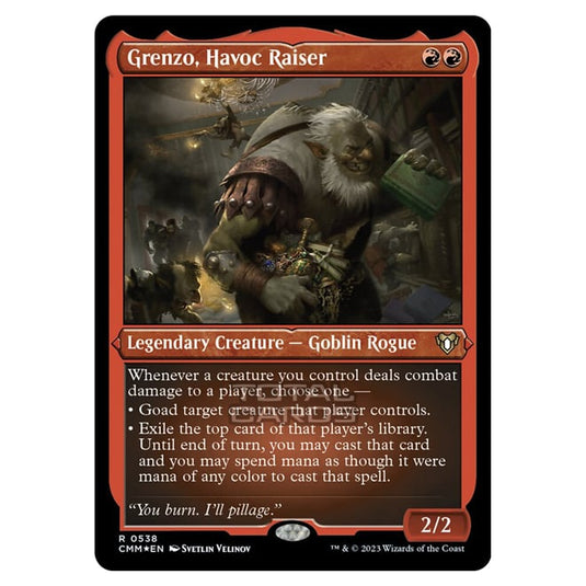 Magic The Gathering - Commander Masters - Grenzo, Havoc Raiser (Etched Foil) - 0538