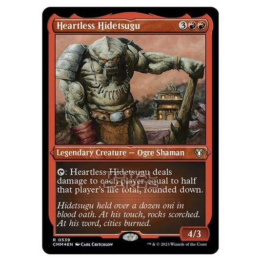 Magic The Gathering - Commander Masters - Heartless Hidetsugu (Etched Foil) - 0539