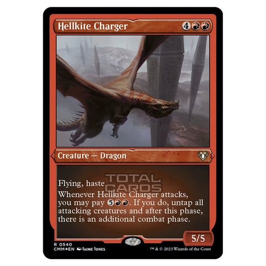 Magic The Gathering - Commander Masters - Hellkite Charger (Etched Foil) - 0540