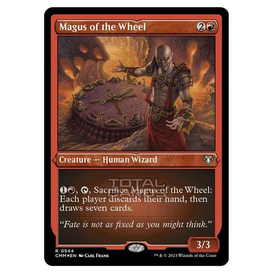 Magic The Gathering - Commander Masters - Magus of the Wheel (Etched F Magic The Gathering - Commander Masters - Magus of the Wheel (Etched F