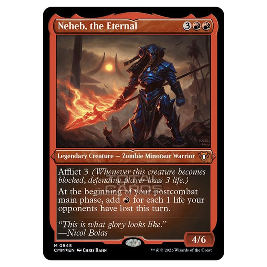 Magic The Gathering - Commander Masters - Neheb, the Eternal (Etched Foil) - 0545