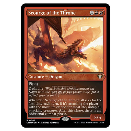 Magic The Gathering - Commander Masters - Scourge of the Throne (Etched Foil) - 0549