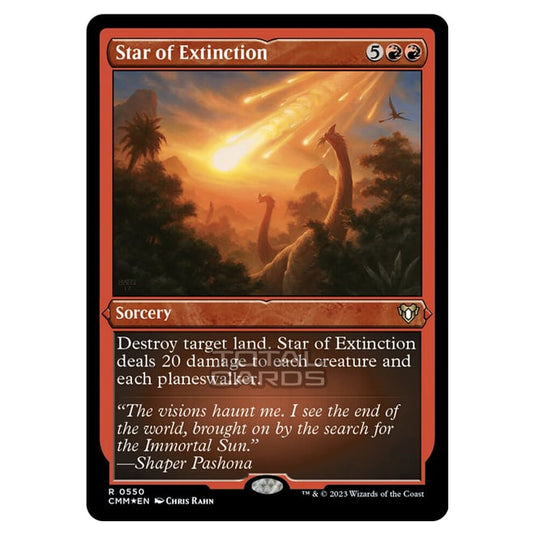 Magic The Gathering - Commander Masters - Star of Extinction (Etched Foil) - 0550