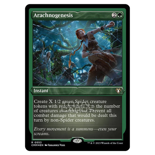 Magic The Gathering - Commander Masters - Arachnogenesis (Etched Foil) - 0553