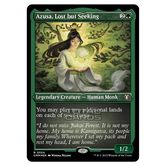 Magic The Gathering - Commander Masters - Azusa, Lost but Seeking (Etched Foil) - 0554