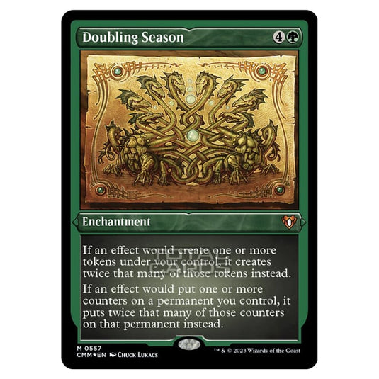 Magic The Gathering - Commander Masters - Doubling Season (Etched Foil) - 0557