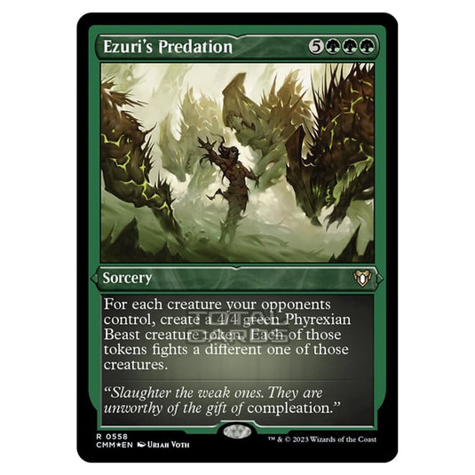 Magic The Gathering - Commander Masters - Ezuri's Predation (Etched Foil) - 0558