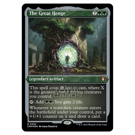 Magic The Gathering - Commander Masters - The Great Henge (Etched Foil) - 0562