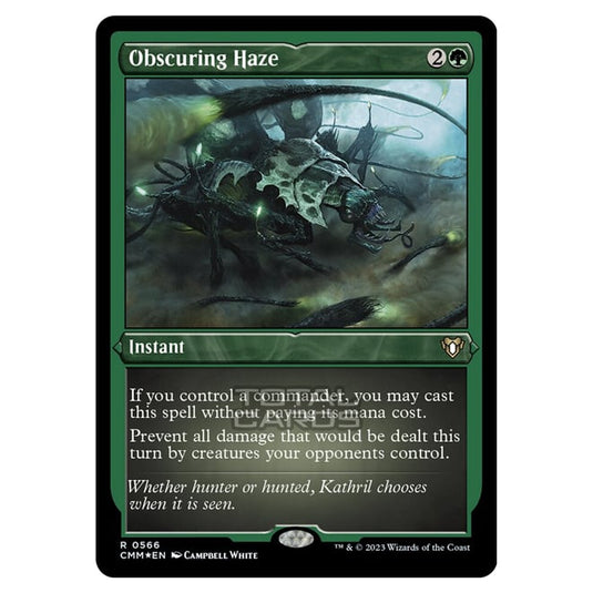 Magic The Gathering - Commander Masters - Obscuring Haze (Etched Foil) - 0566