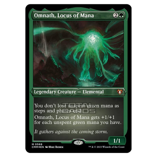 Magic The Gathering - Commander Masters - Omnath, Locus of Mana (Etched Foil) - 0568