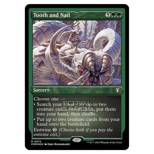 Magic The Gathering - Commander Masters - Tooth and Nail (Etched Foil) - 0574