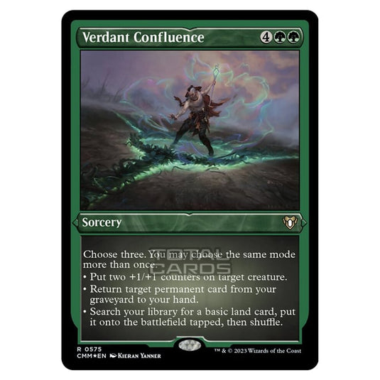 Magic The Gathering - Commander Masters - Verdant Confluence (Etched Foil) - 0575