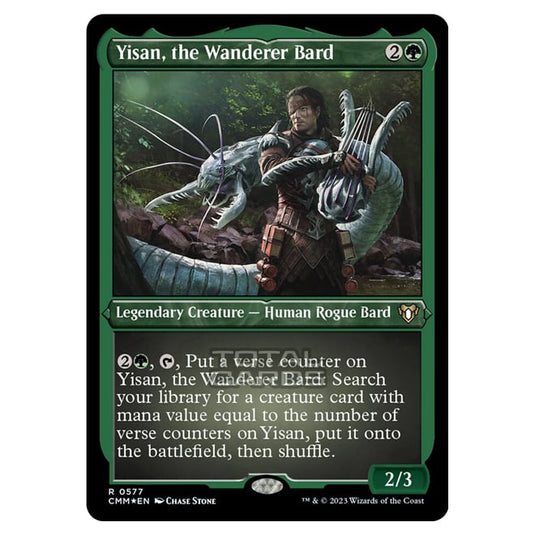 Magic The Gathering - Commander Masters - Yisan, the Wanderer Bard (Etched Foil) - 0577