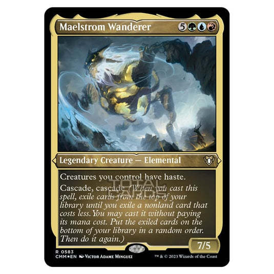 Magic The Gathering - Commander Masters - Maelstrom Wanderer (Etched Foil) - 0583