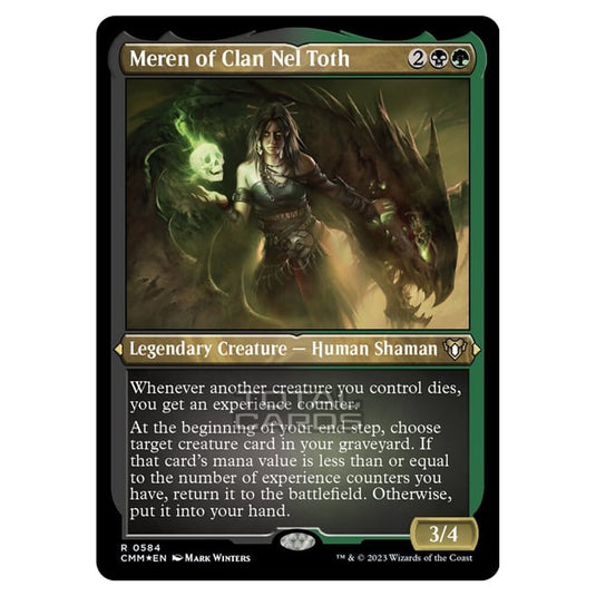 Magic The Gathering - Commander Masters - Meren of Clan Nel Toth (Etched Foil) - 0584