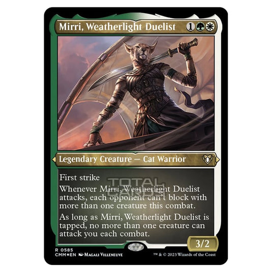 Magic The Gathering - Commander Masters - Mirri, Weatherlight Duelist (Etched Foil) - 0585