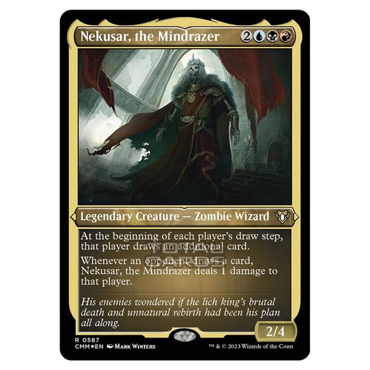 Magic The Gathering - Commander Masters - Nekusar, the Mindrazer (Etched Foil) - 0587