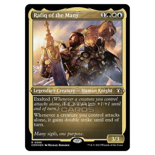 Magic The Gathering - Commander Masters - Rafiq of the Many (Etched Foil) - 0589