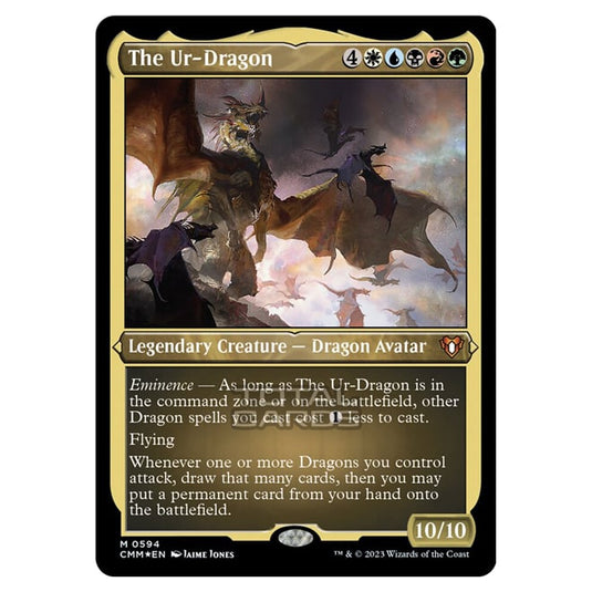 Magic The Gathering - Commander Masters - The Ur-Dragon (Etched Foil) - 0594