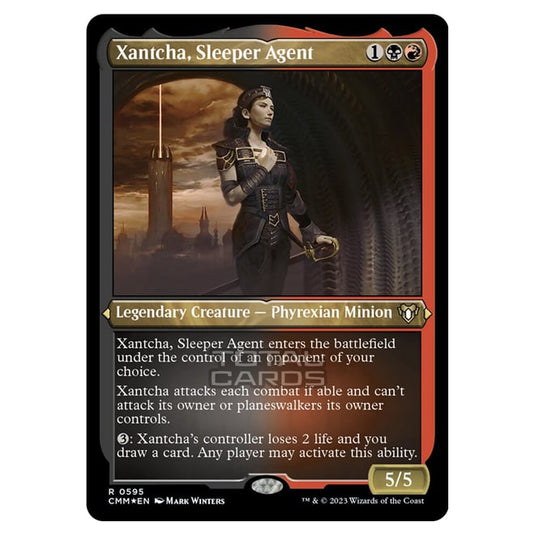 Magic The Gathering - Commander Masters - Xantcha, Sleeper Agent (Etched Foil) - 0595