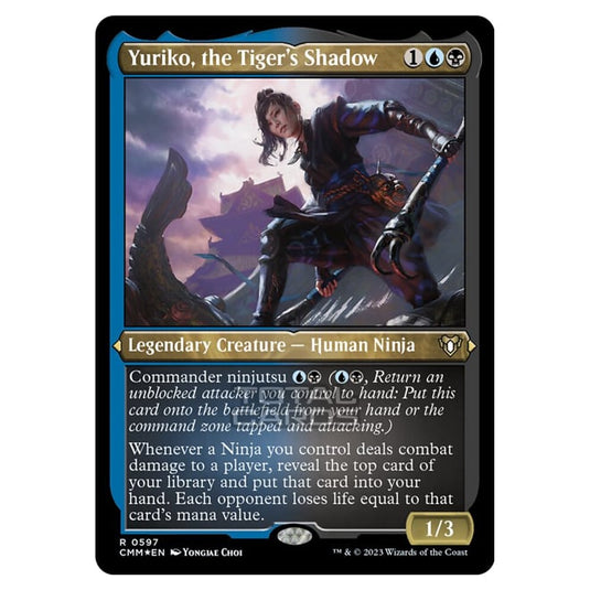 Magic The Gathering - Commander Masters - Yuriko, the Tiger's Shadow (Etched Foil) - 0597